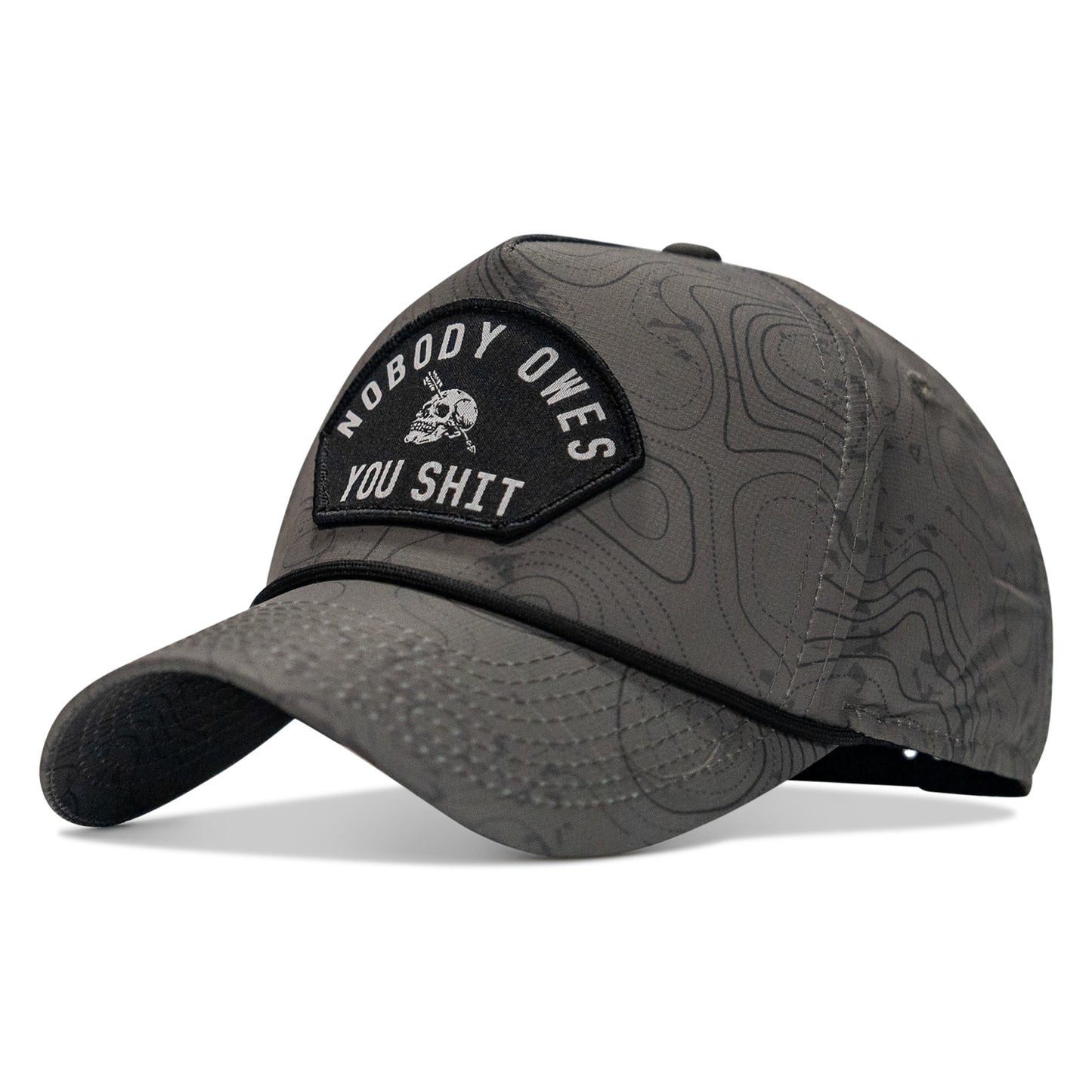 Nobody Owes You Shit Arched Patch Waterproof Weekender Snapback