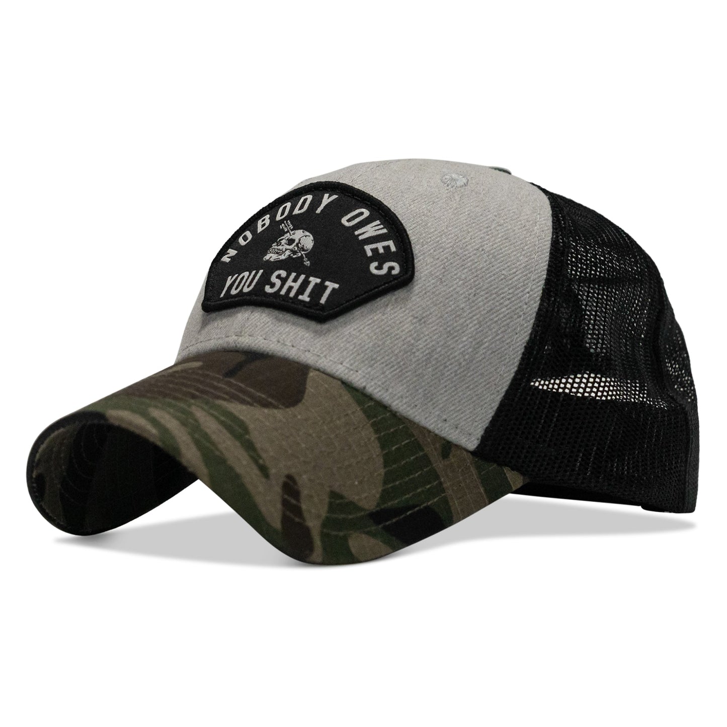 Nobody Owes You Shit Patch Original Ripstop Snapback Hat