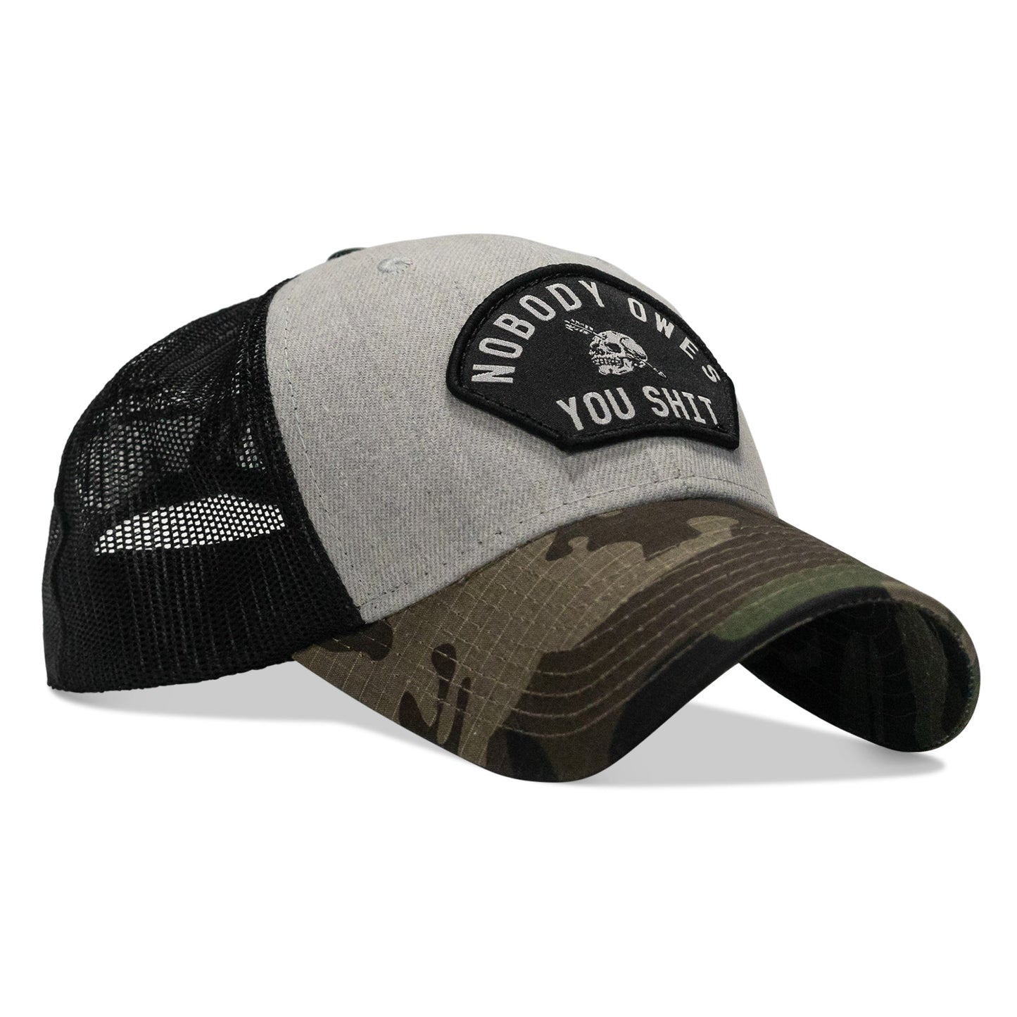 Nobody Owes You Shit Patch Original Ripstop Snapback Hat