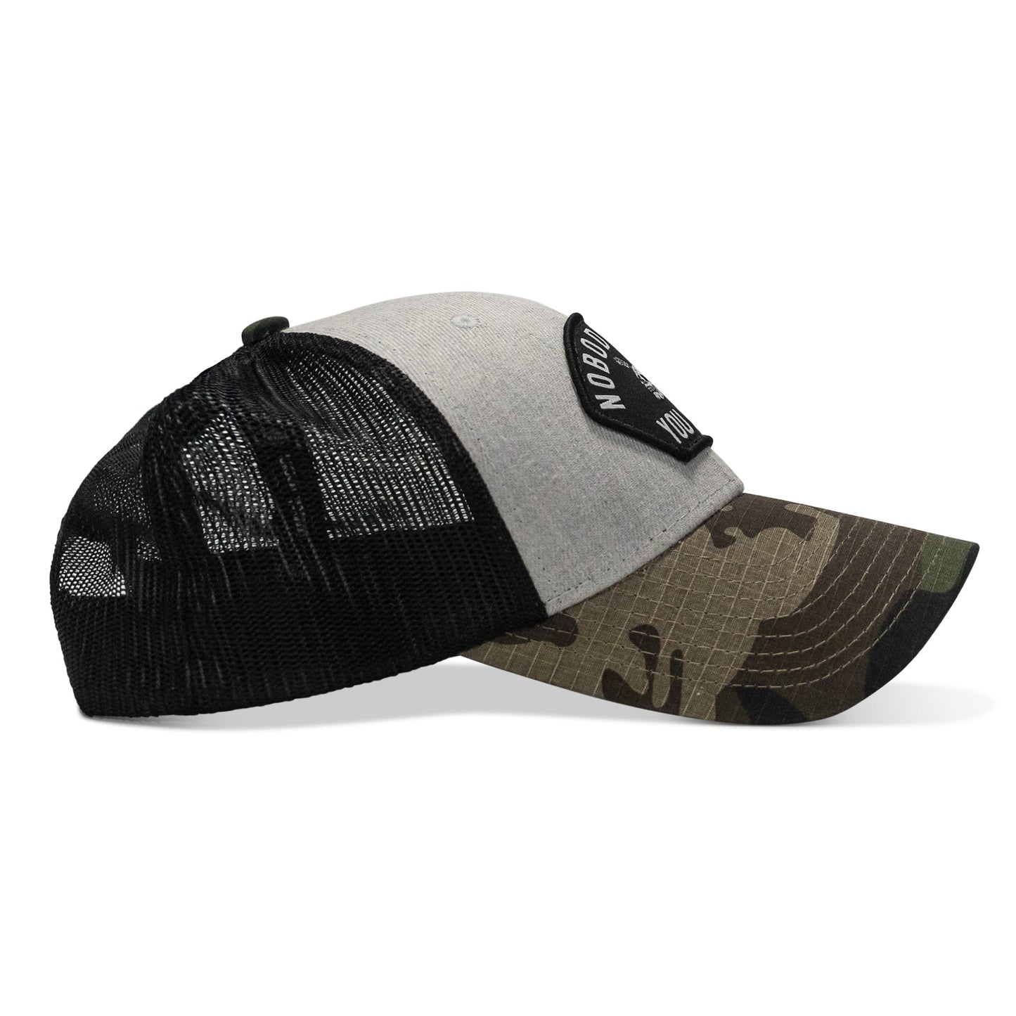 Nobody Owes You Shit Arched Skull Patch Snapback