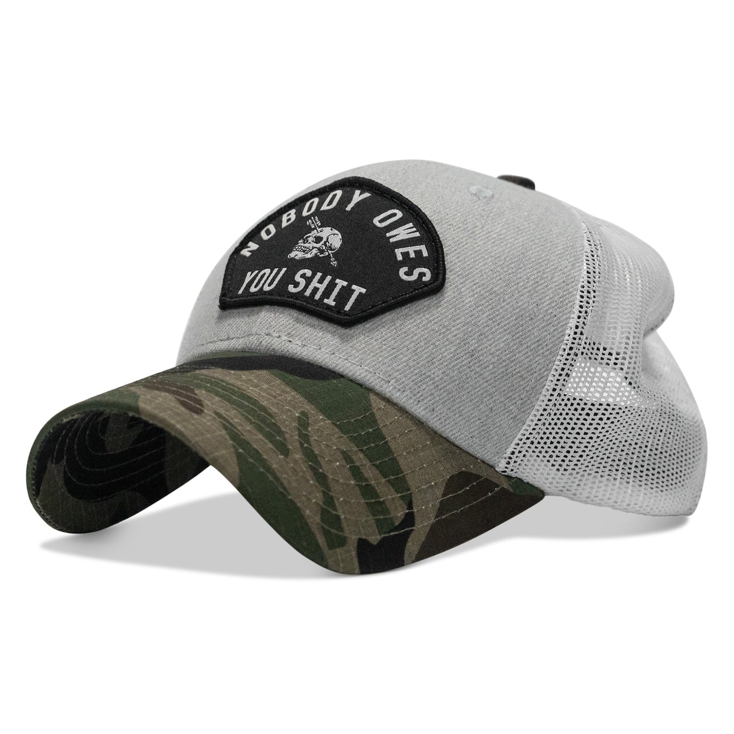 Nobody Owes You Shit Patch Original Ripstop Snapback Hat