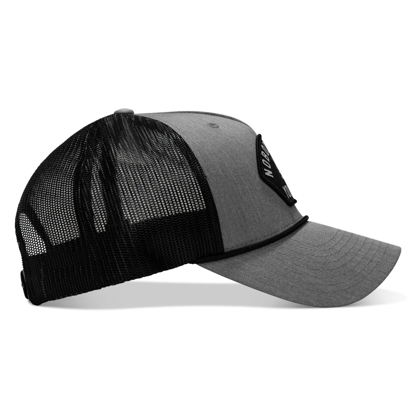 Nobody Owes You Shit Skull Arched Patch Rope Snapback