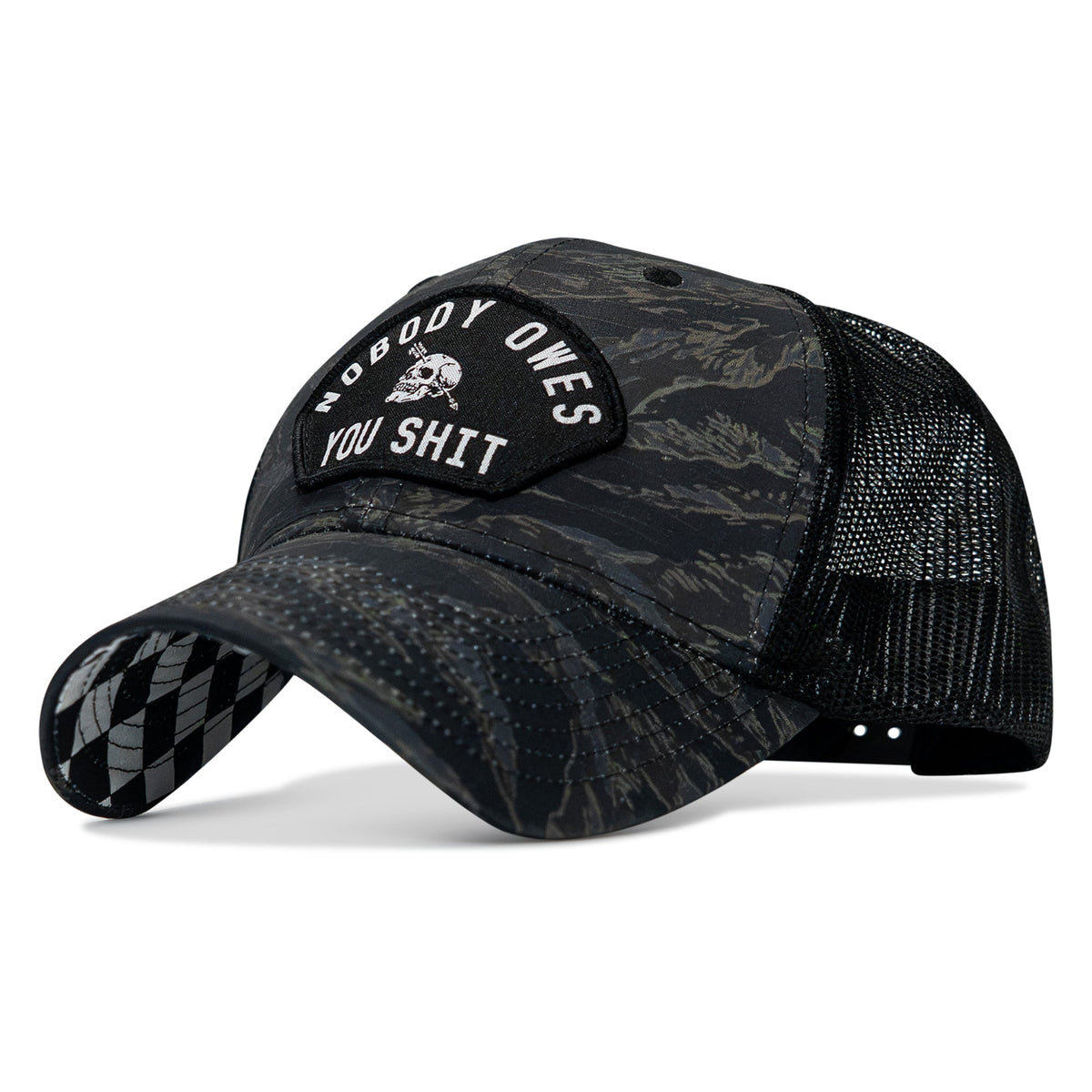 Nobody Owes You Shit Patch Original Ripstop Snapback Hat