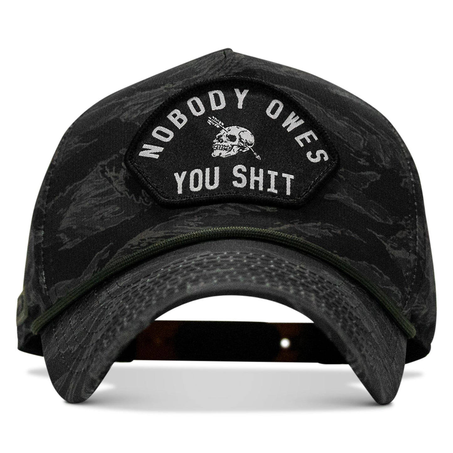 Nobody Owes You Shit Arched Patch Waterproof Weekender Snapback