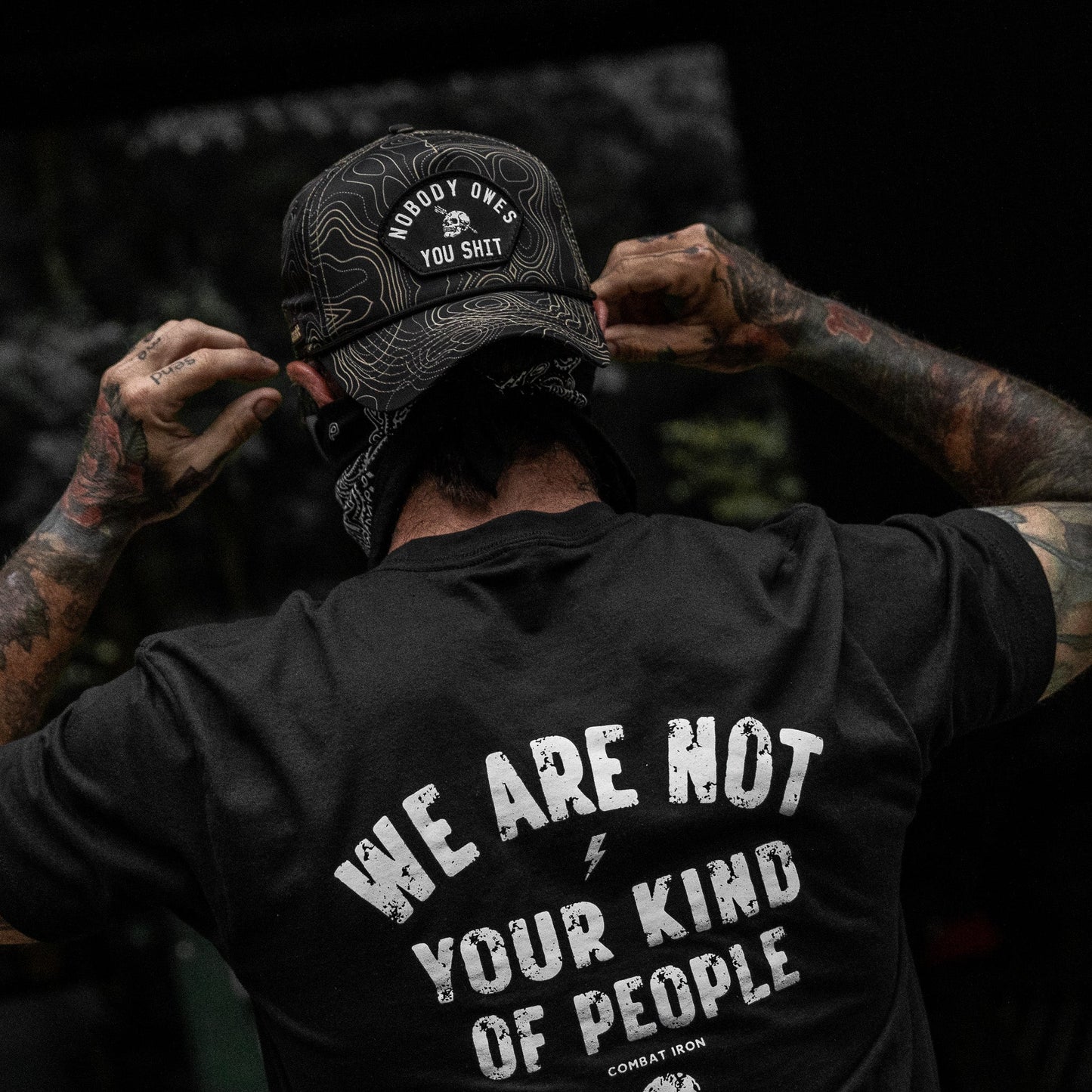 Nobody Owes You Shit Arched Patch Waterproof Weekender Snapback