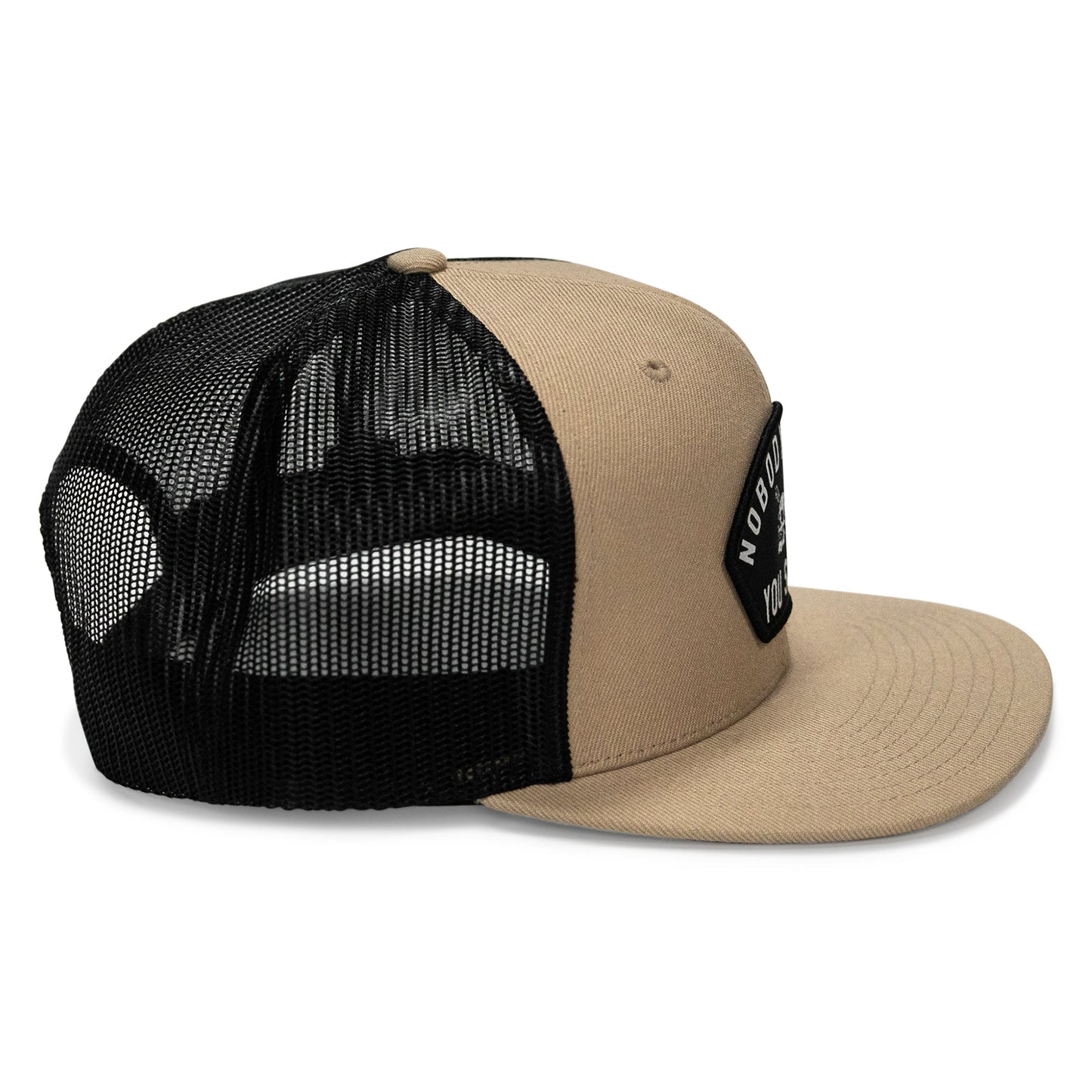 Nobody Owes You Shit Arched Patch Flatbill SnapBack Hat