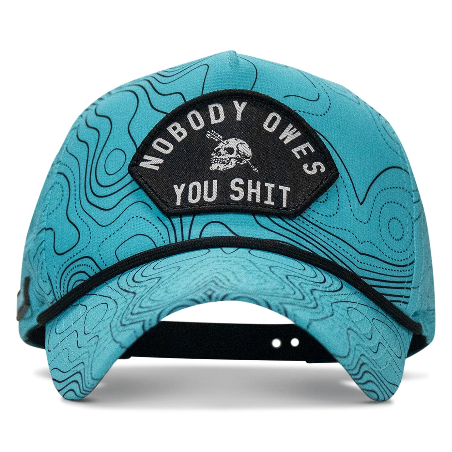 Nobody Owes You Shit Arched Patch Waterproof Weekender Snapback