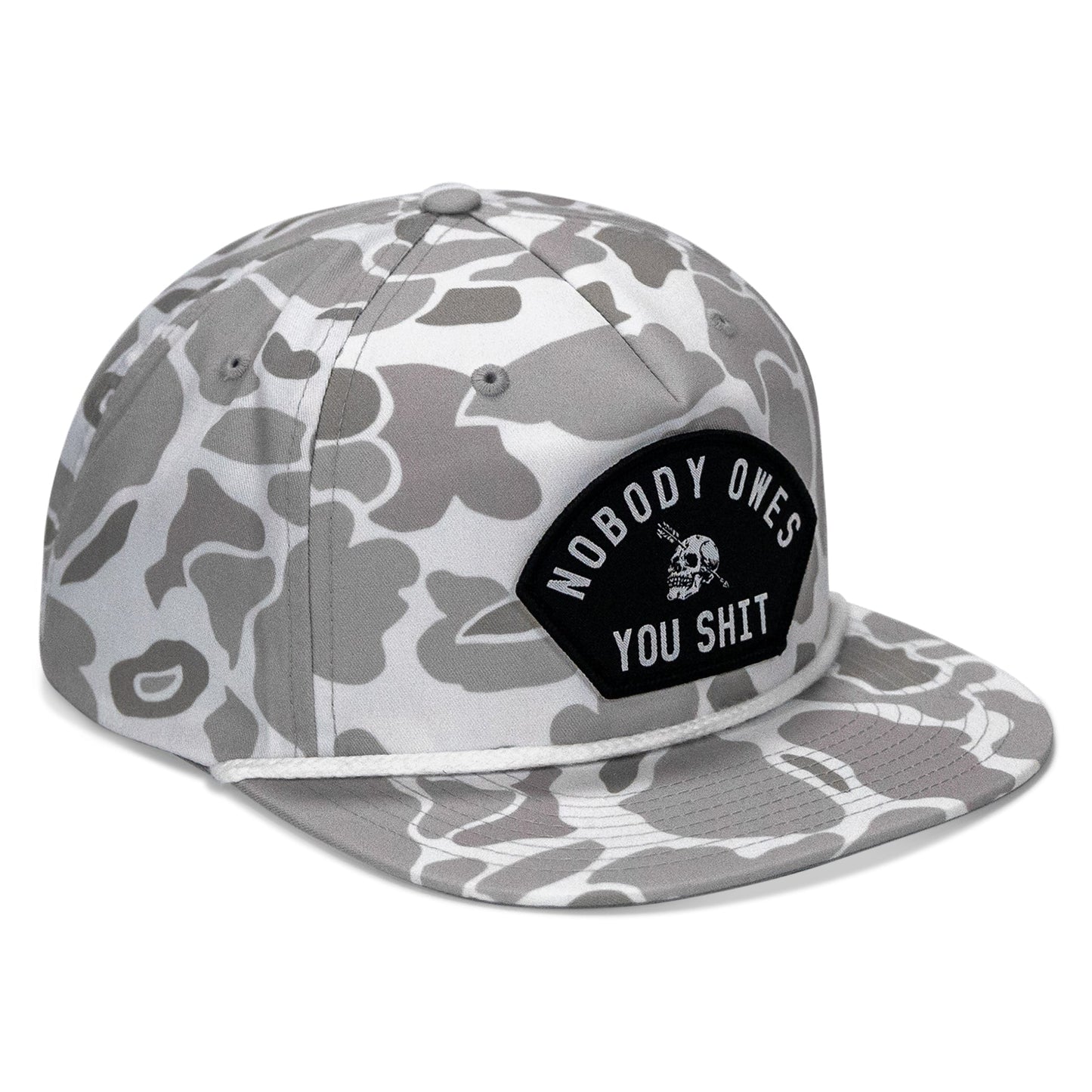 Nobody Owes You Shit Patch Flatbill Hat