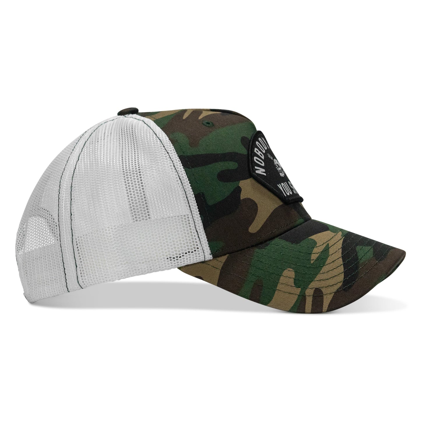 Nobody Owes You Shit Arched Skull Patch Snapback