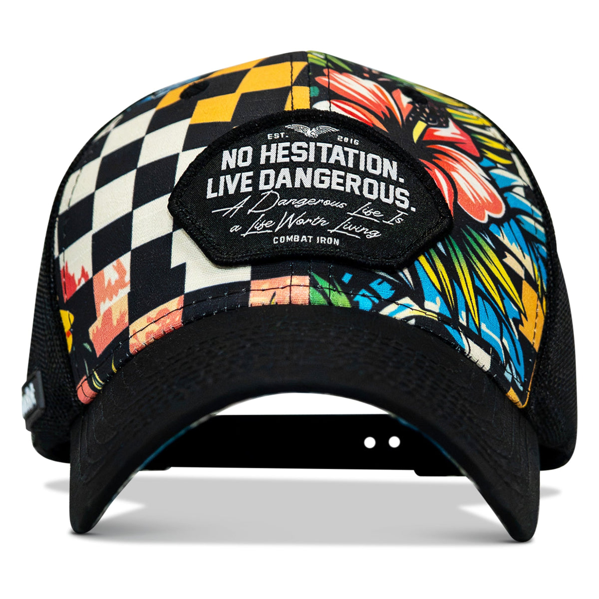 No Hesitation. Live Dangerous Patch Original Ripstop Snapback Hat