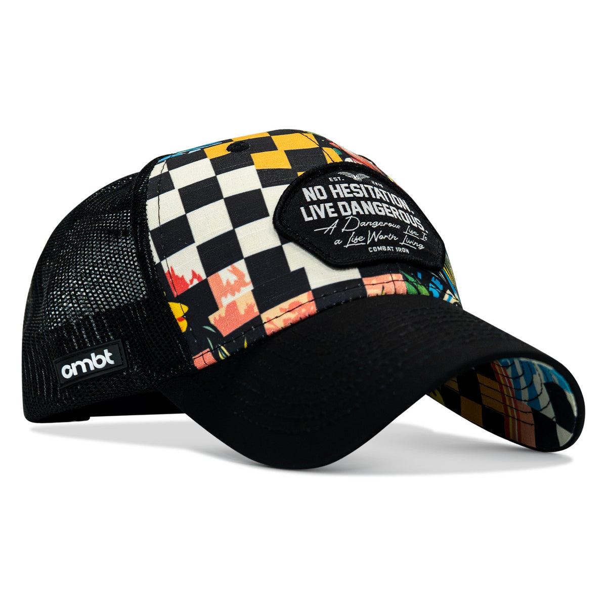No Hesitation. Live Dangerous Patch Original Ripstop Snapback Hat