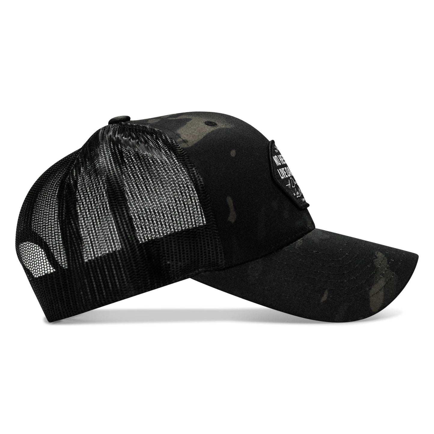 No Hesitation. Live Dangerous Patch Snapback Hat