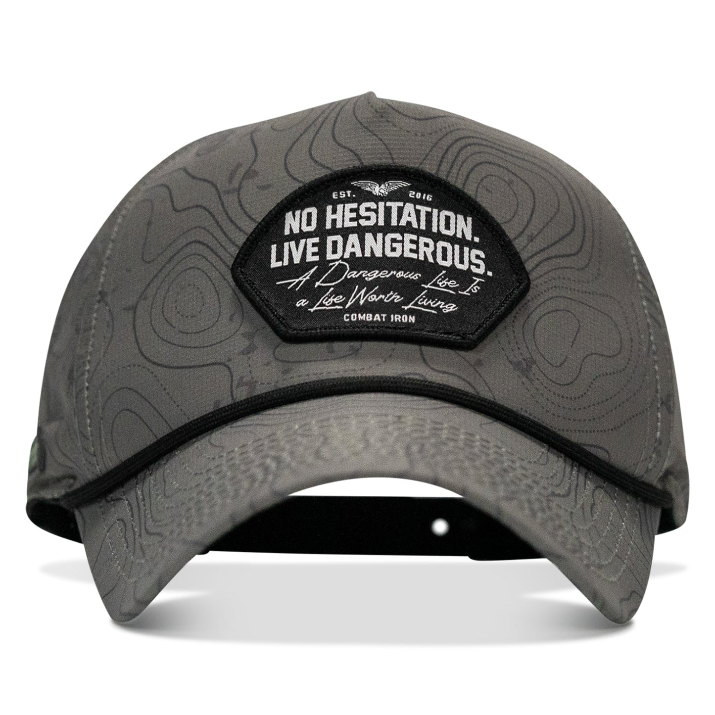 No Hesitation. Live Dangerous Patch Weekender Snapback