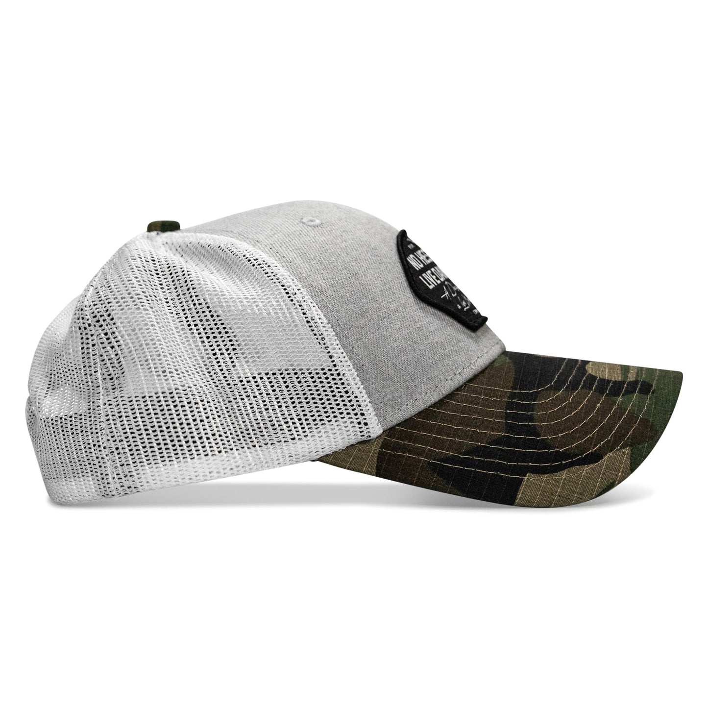 No Hesitation. Live Dangerous Patch Snapback Hat
