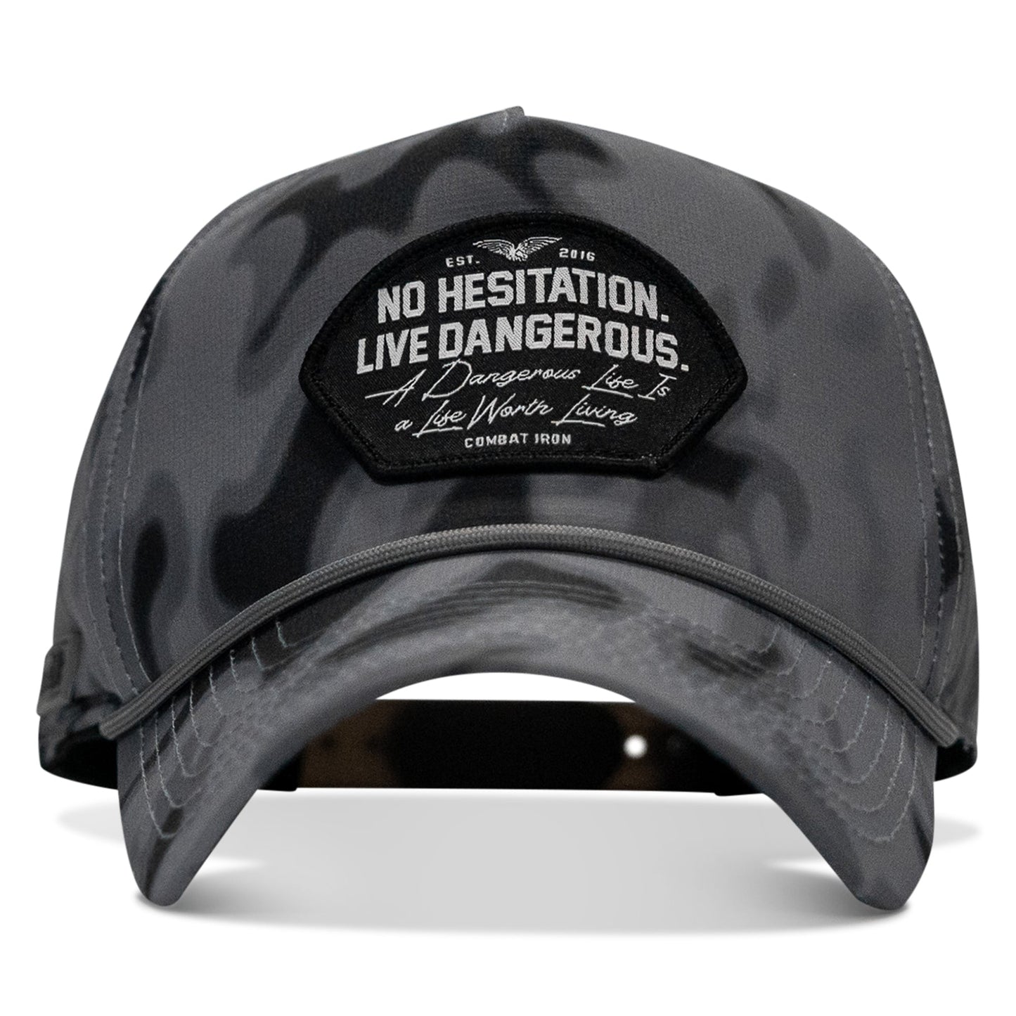 No Hesitation. Live Dangerous Patch Weekender Snapback