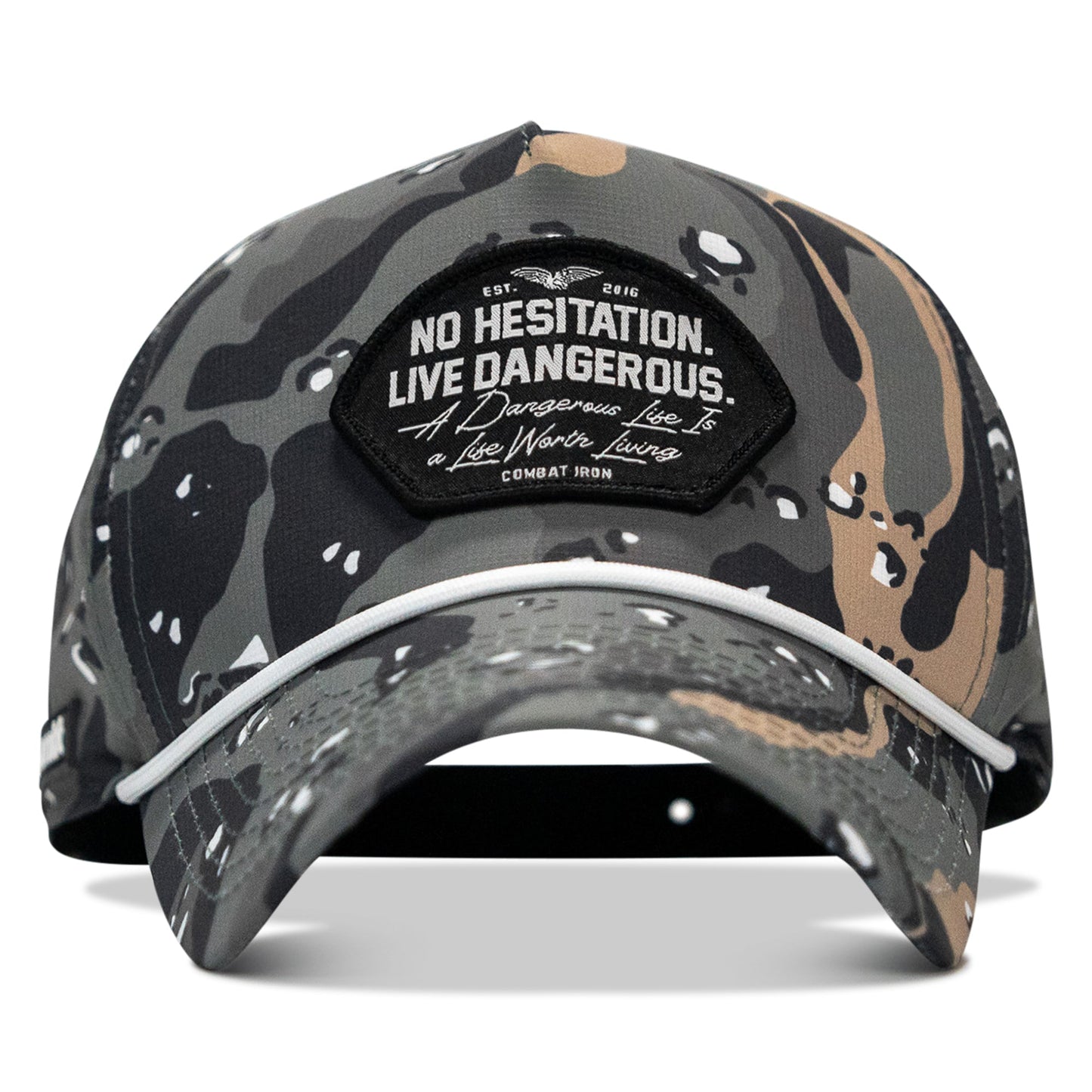 No Hesitation. Live Dangerous Patch Weekender Snapback