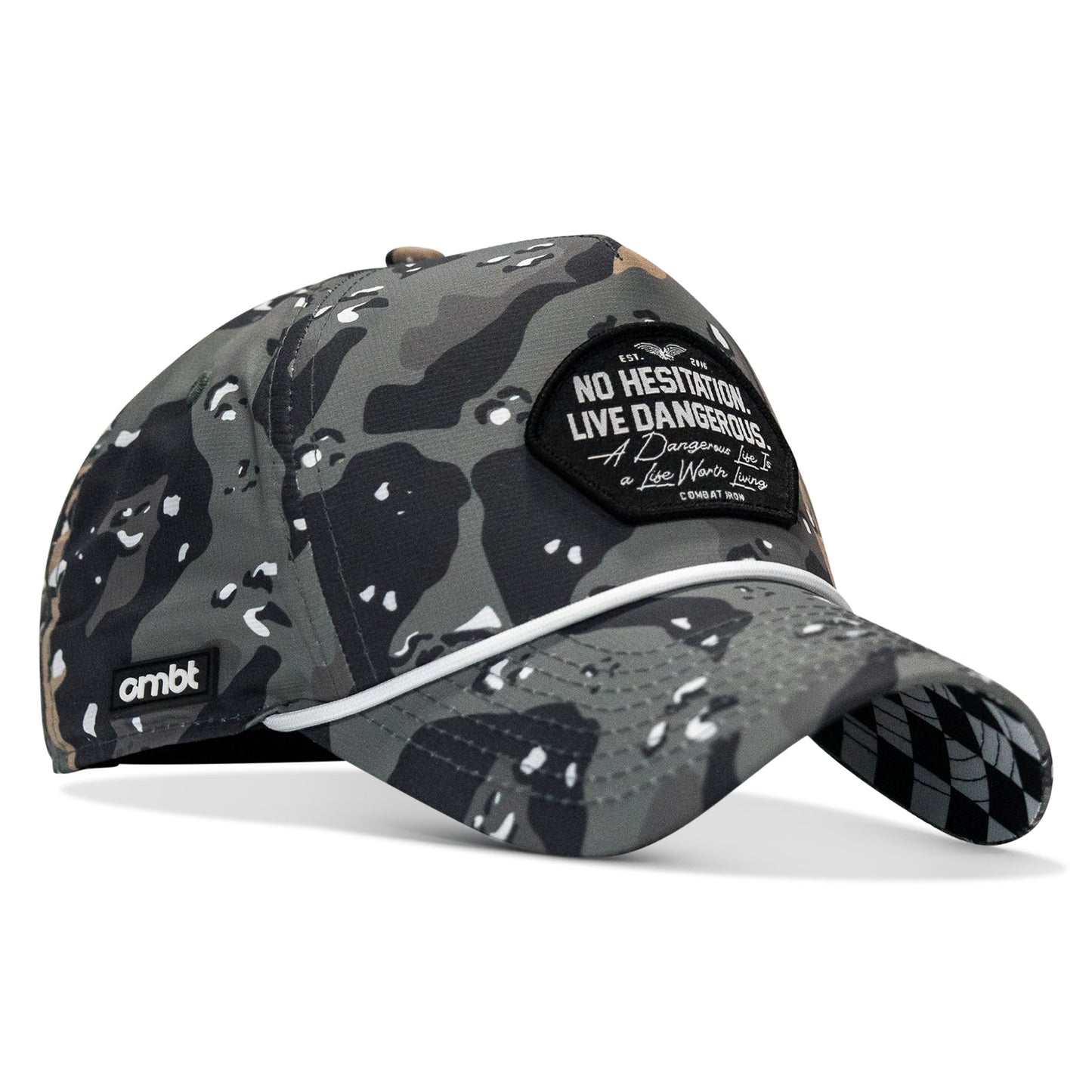 No Hesitation. Live Dangerous Patch Weekender Snapback