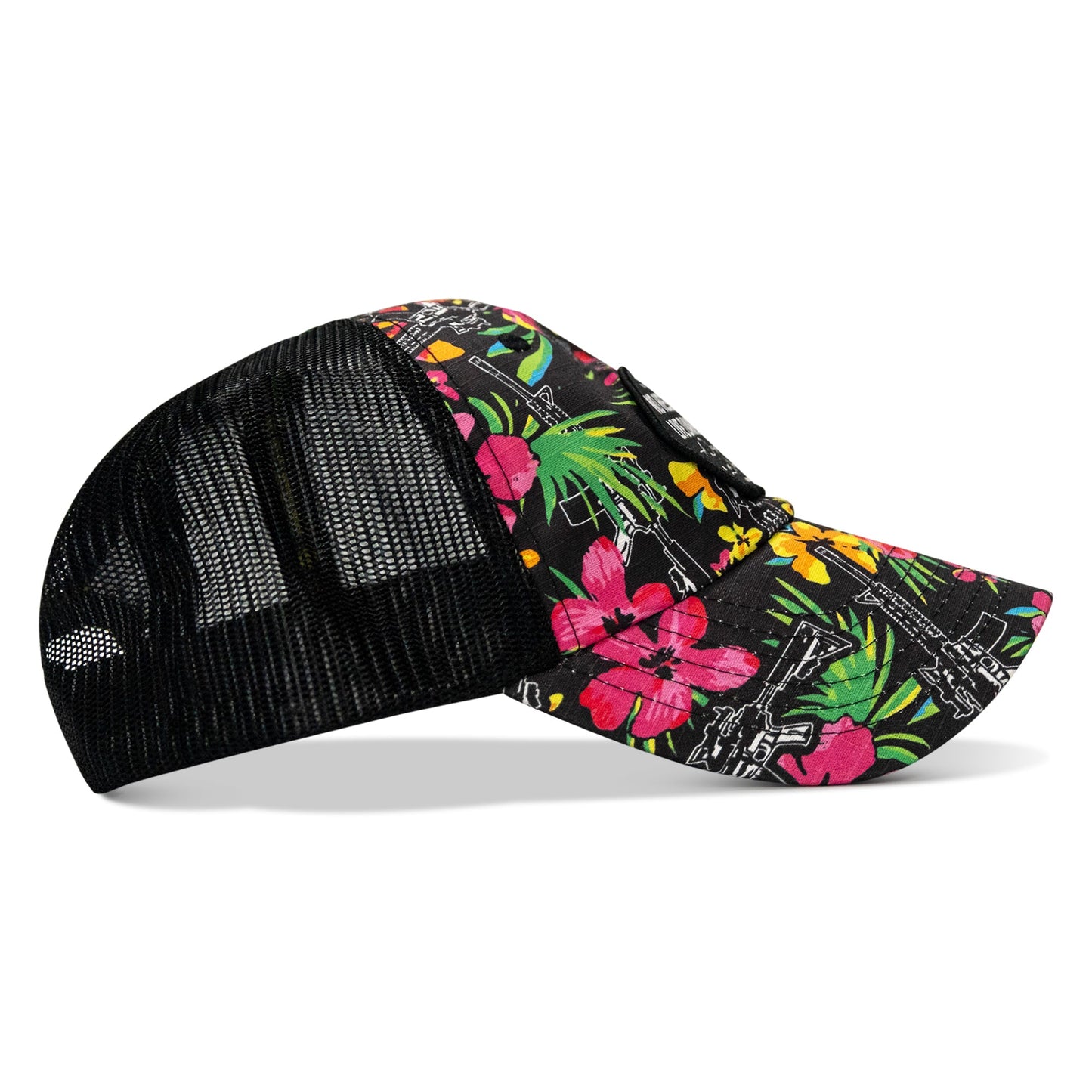 No Hesitation. Live Dangerous Patch Tactical Ripstop Mesh Snapback Hat