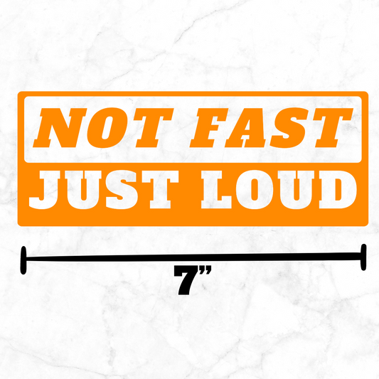 Not Fast Just Loud