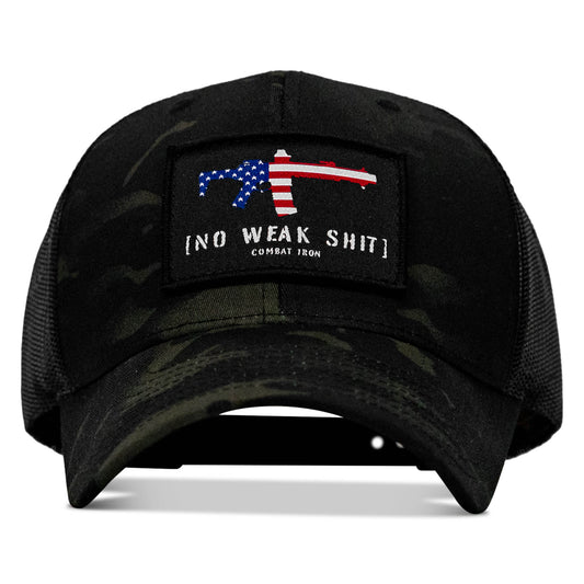 No Weak Shit Patch Snapback Hat