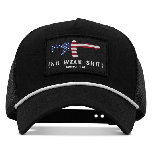No Weak Shit Patch Rope Snapback Hat