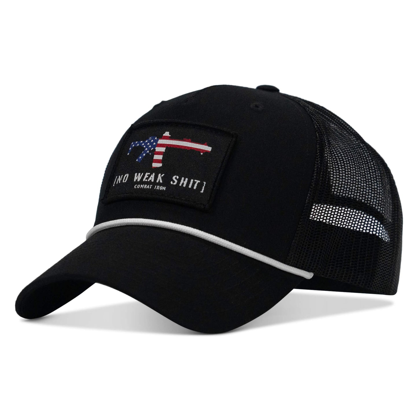 No Weak Shit Patch Rope Snapback Hat