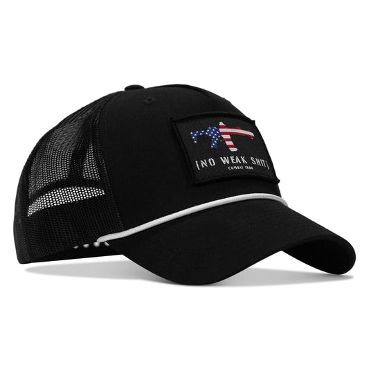 No Weak Shit Patch Rope Snapback Hat