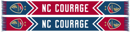 NORTH CAROLINA COURAGE SCARF- Chevron (HD Knit)