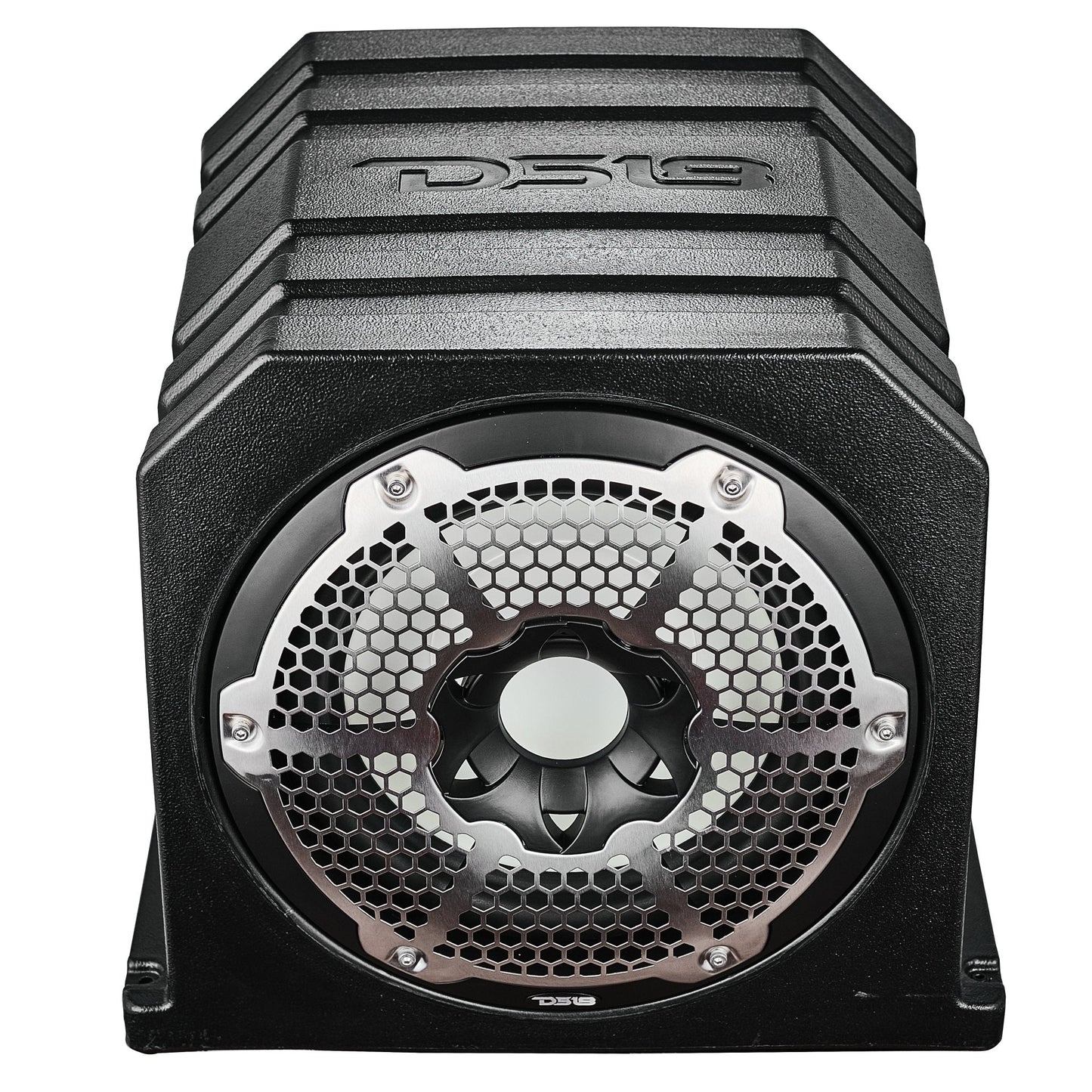 Dual 10" Marine Subwoofer Enclosure with 10" Passive Radiator and LED RGB Lights 350 Watts Rms 4-Ohm (NXL-10SUB Included)