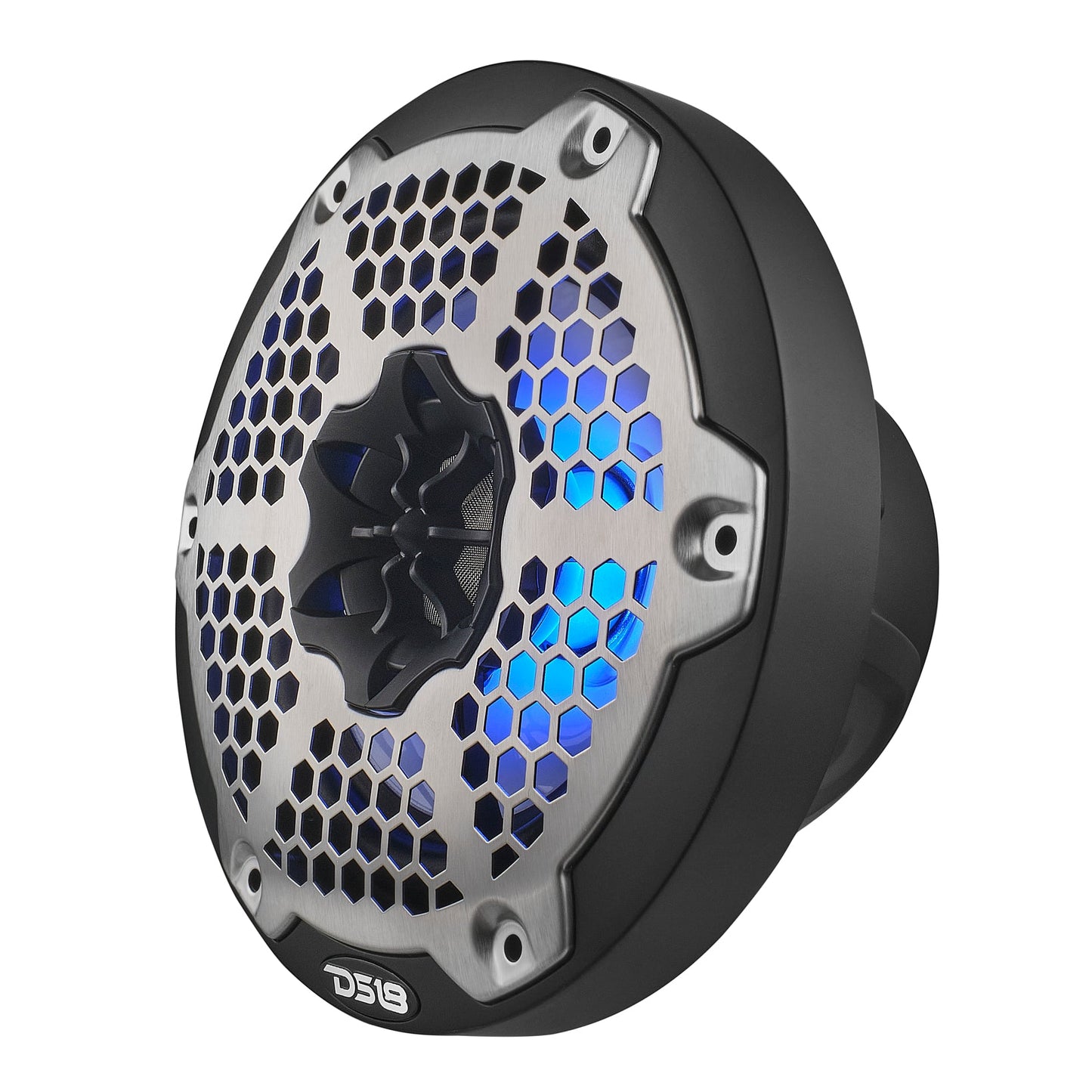 NXL 6.5" 2-Way Coaxial Marine Speaker with RGB LED Lights 100 Watts Rms 4-Ohm