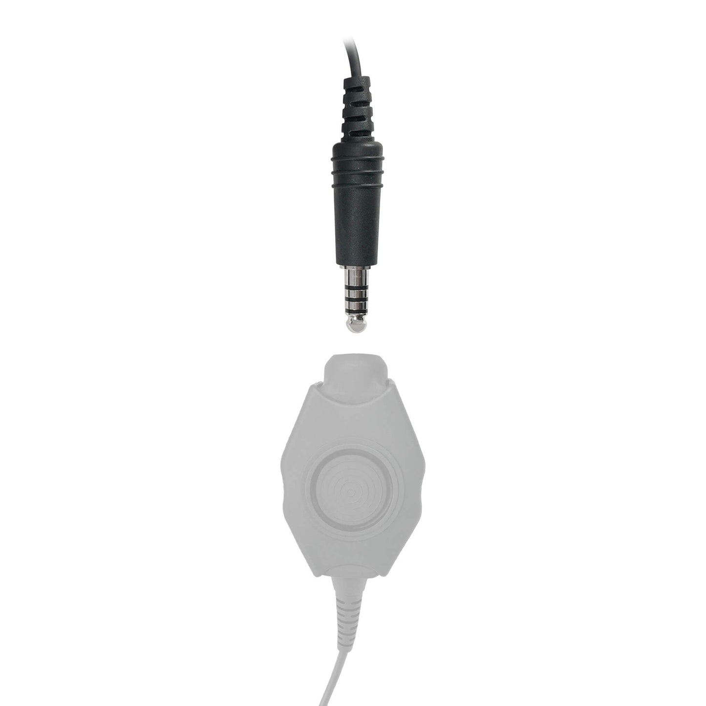 Tactical Radio Headset(Behind-The-Neck) w/ Active Hearing Protection - Neckband Headset Only - Compatible w/ Peltor, TCI, TEA