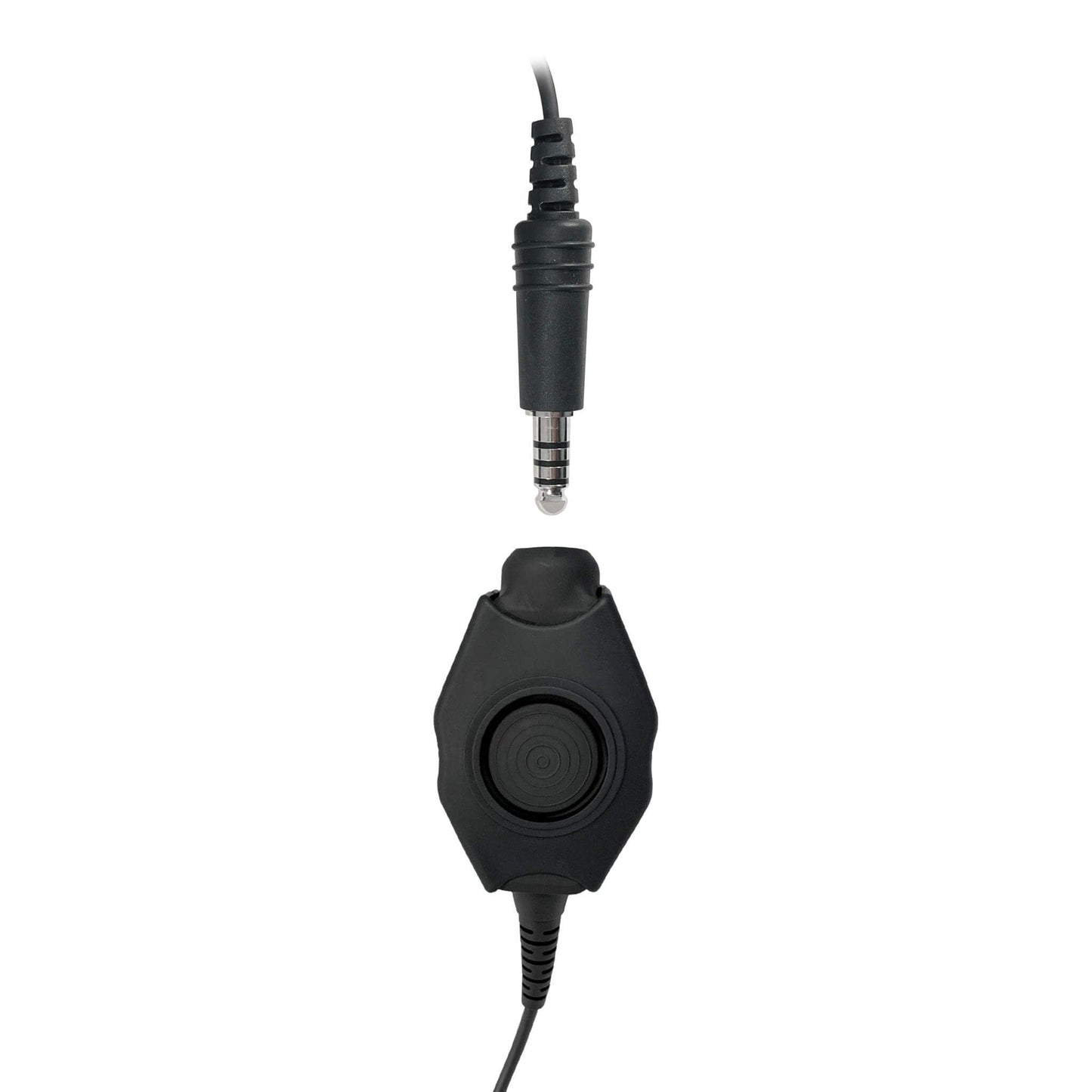 PolTact V2 Tactical Comms Helmet Headset w/ Active Hearing Protection - EF Johnson: All 51, 5000, 5100, 7700, 8100 Series, Ascend, Kenwood VP400, VP600, VP900 & More