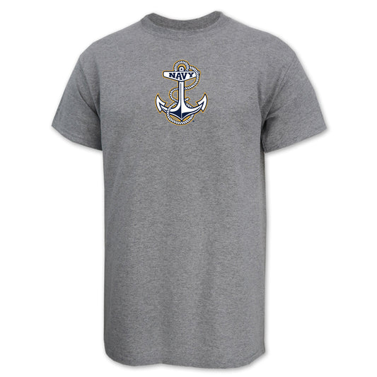 Navy Anchor USA Made T-Shirt