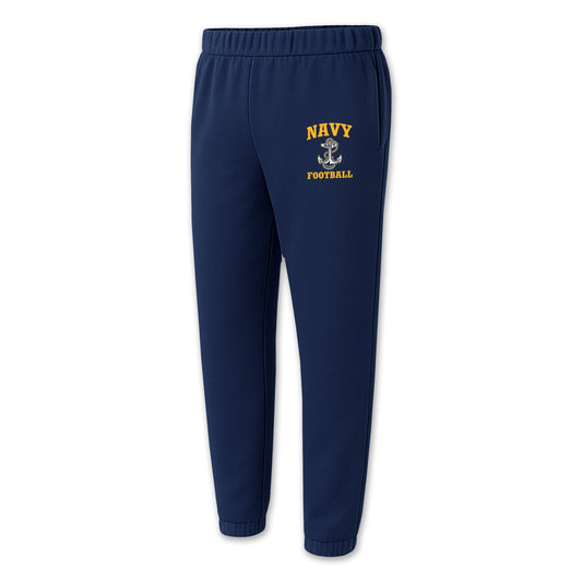 Navy Anchor Football Sweatpants
