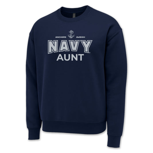 Navy Aunt Crewneck (Navy)