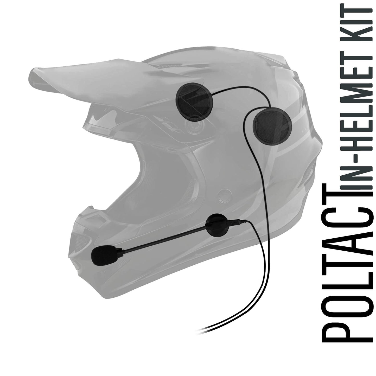 In Helmet & Push To Talk Kit - Quick Disconnect (Hirose): EF Johnson VP5000 VP6000 VP8000 Series