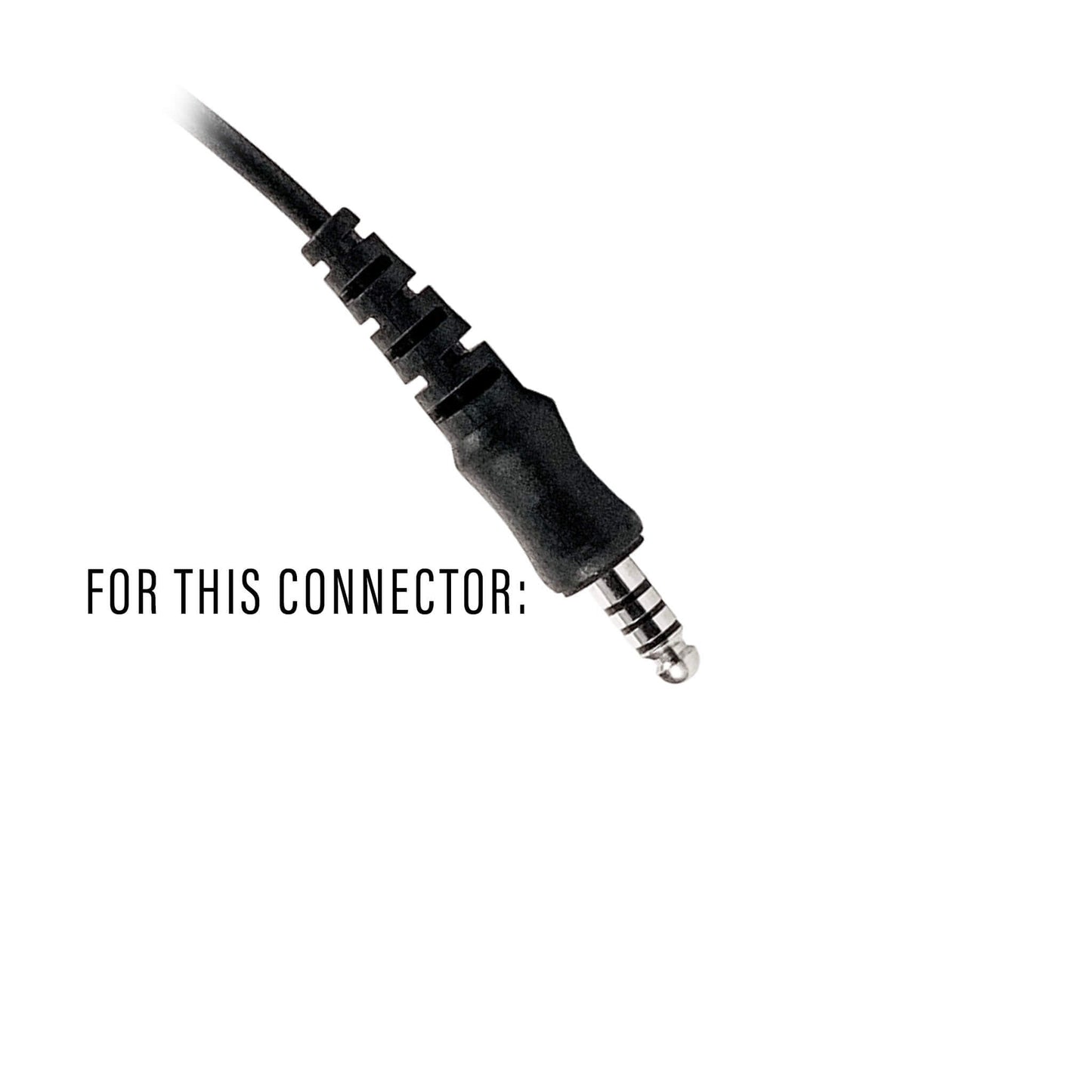Tactical Radio Amplified Connector Cable & Push To Talk Adapter for Headset: NATO/Military Wiring, Gentex, Ops-Core, OTTO, TEA, David Clark, MSA, Military Helicopter - Harris: XL-150/P, XG-100/P, XL-185/P/Pi, XL-200/P/Pi, XL-400