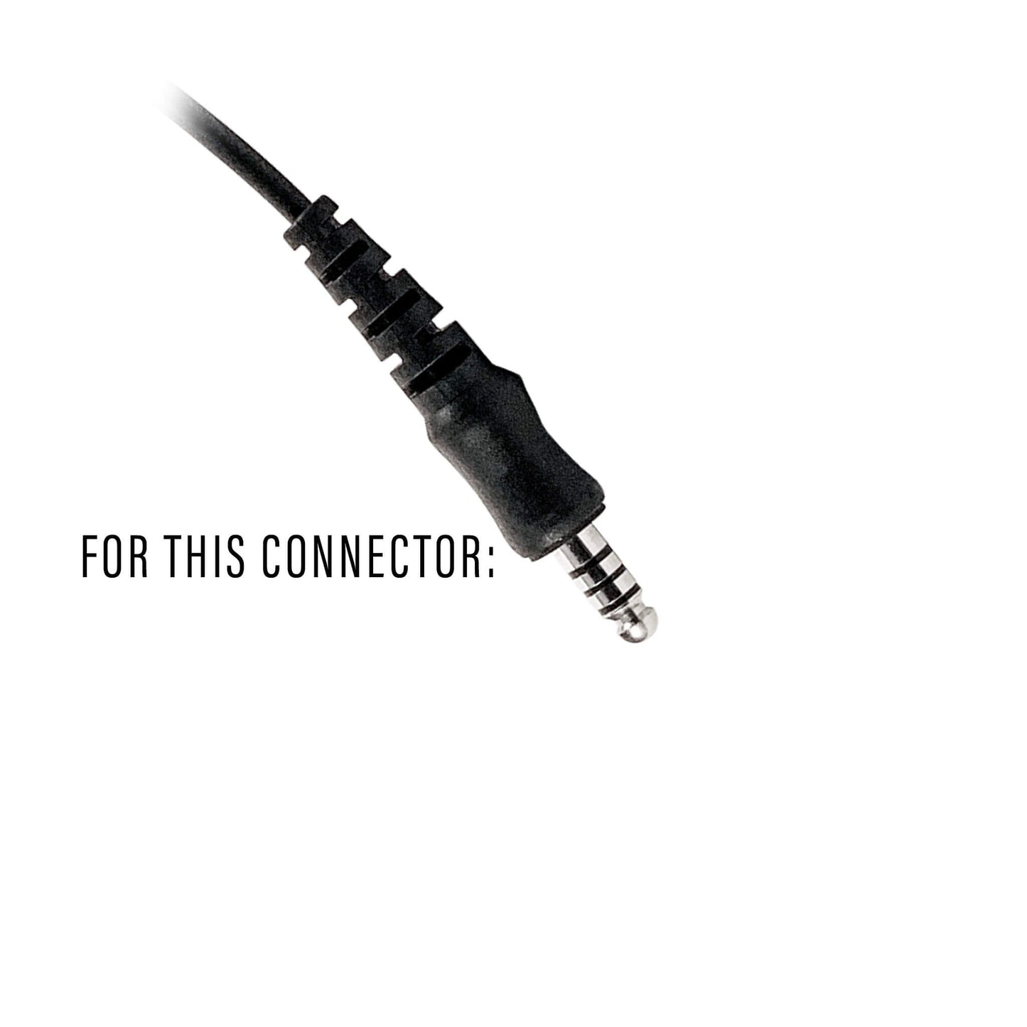 Tactical Radio PTT(Straight Cable) for Headset w/ Quick Disconnect (Hirose): NATO/Military Wiring, Gentex, Ops-Core, OTTO, Select Peltor Models, Helicopter - Motorola: XTS Series, HT/JT1000, MT/MTS2000, MTX838/900/8000/9000, PR1500 & More