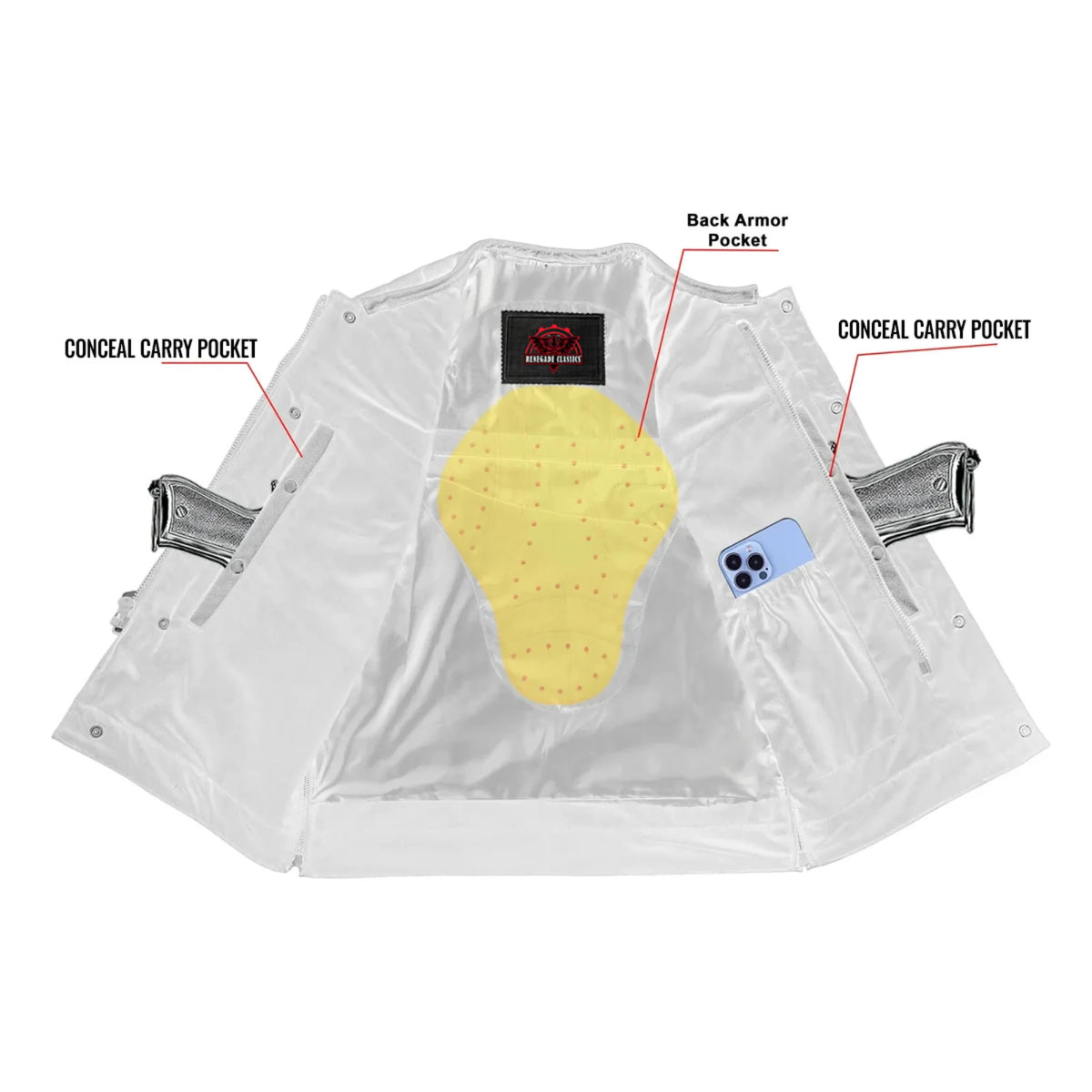 Highline Mens Motorcycle Textile Vest