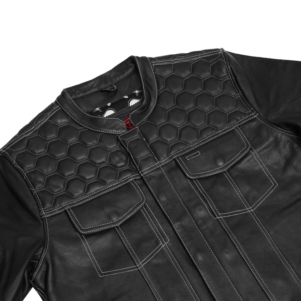 Conall Men's Leather Motorcycle Jacket