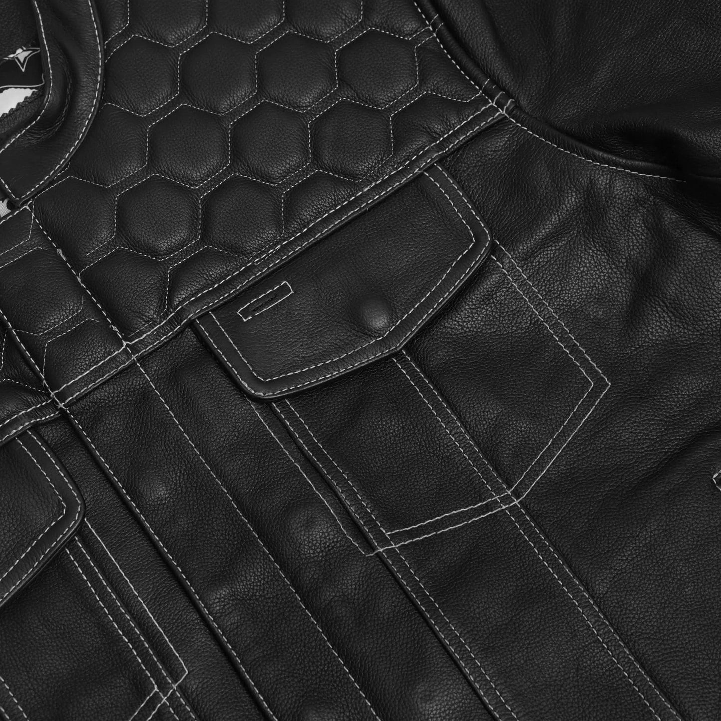Conall Men's Leather Motorcycle Jacket