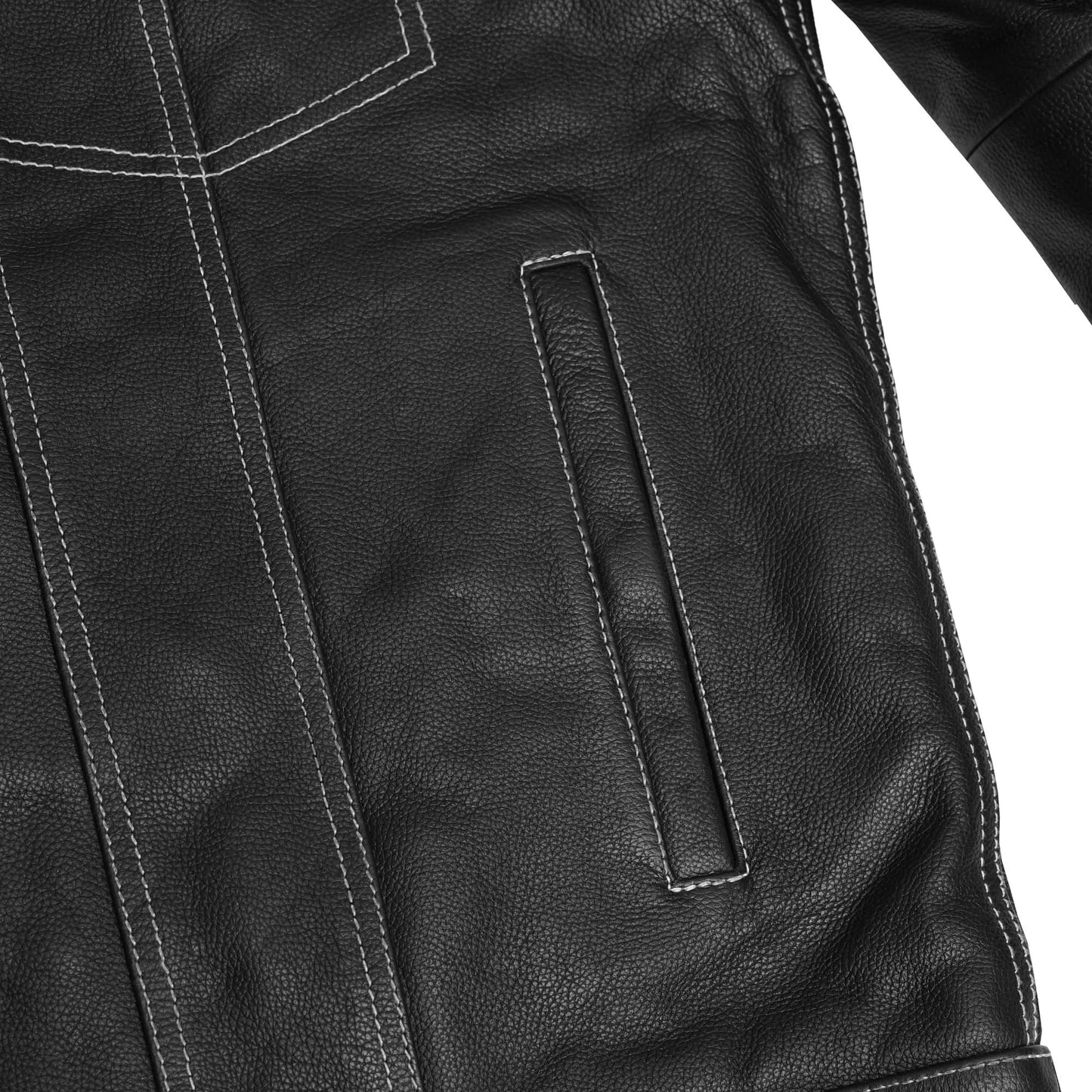 Conall Men's Leather Motorcycle Jacket