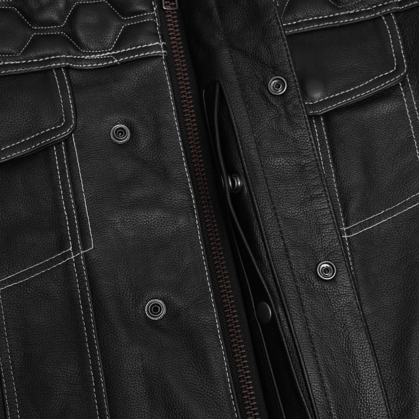 Conall Men's Leather Motorcycle Jacket
