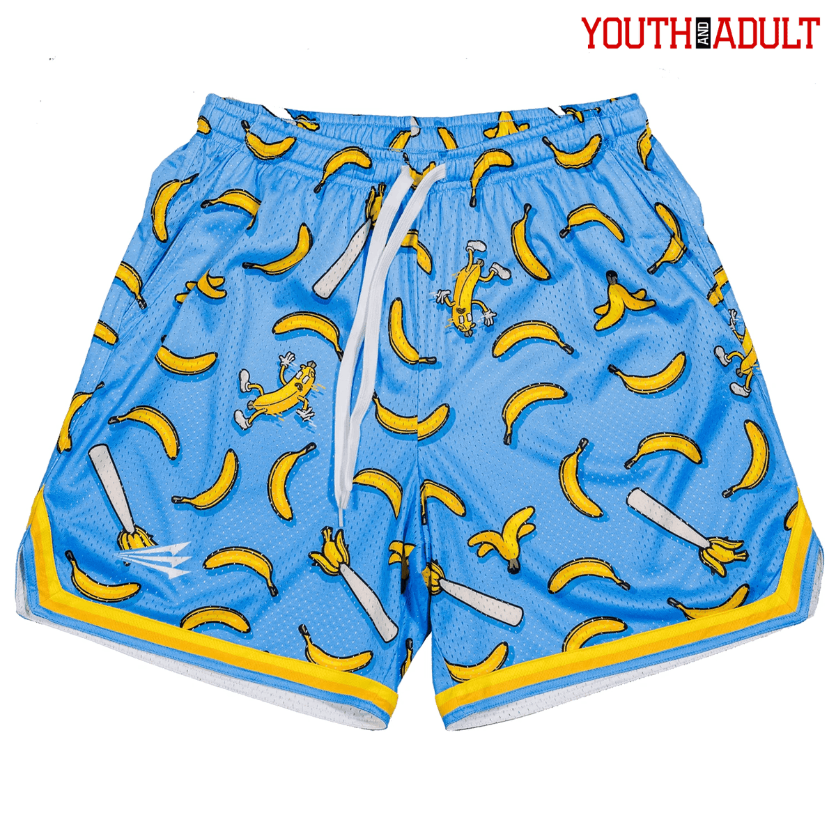 Nukes 'N Naners Bananas Mesh Lifestyle Baseball Shorts
