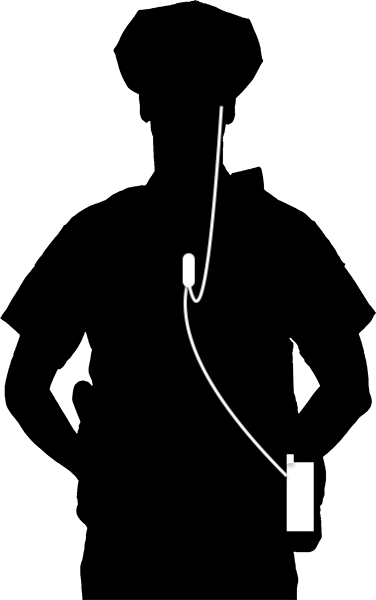 Mic & Ear Hook Earpiece Radio Kit - Quick Disconnect (Hirose) Harris(L3Harris) HDP250 Momentum & DMR Series