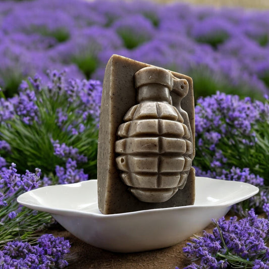 Opha Mae Natural Grenade Soap (Lavender, Exfoliant, Oatmeal)