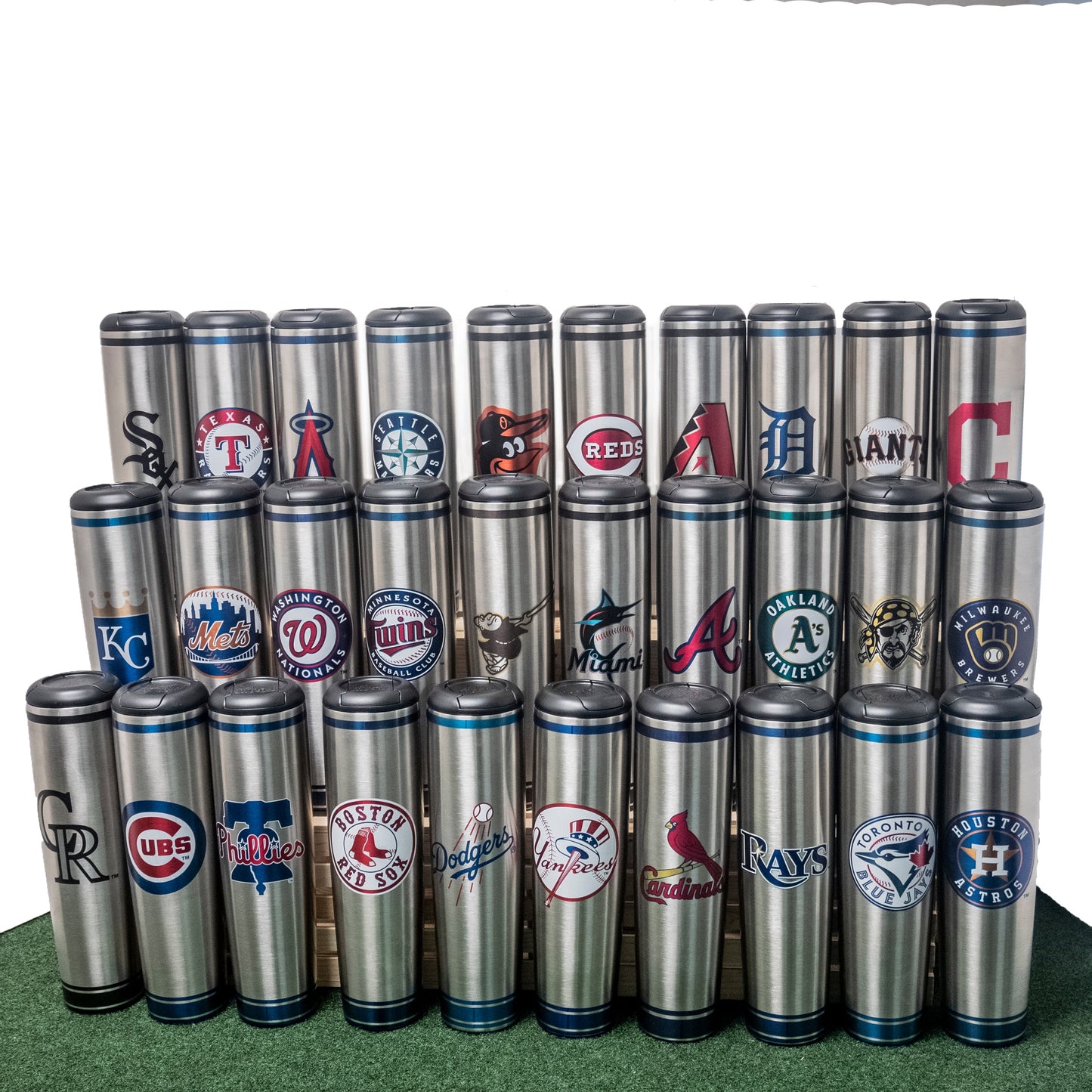 Choose your MLB Team Logo Dugout Mug® | Stainless Steel Baseball Bat Mug