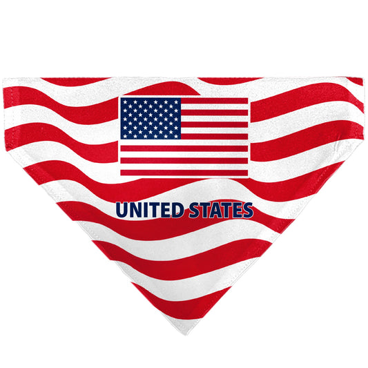 Pet Bandana - Global Soccer Cup Series United States Spirit Flag
