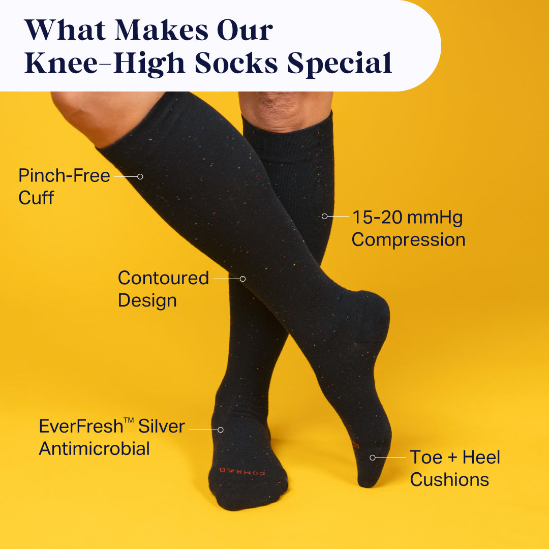 Recycled Cotton Compression Socks – Galaxy