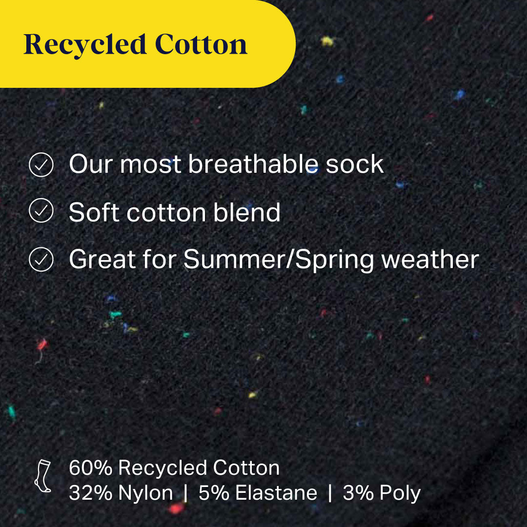 Recycled Cotton Compression Socks – Galaxy